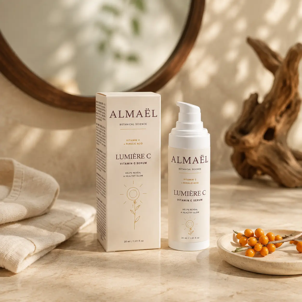 ALMAËL LUMIÈRE C — Rituel salle de bain avec argousier